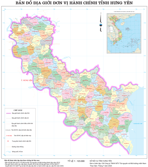 Bản đồ hành chính Xã Vũ Tiên