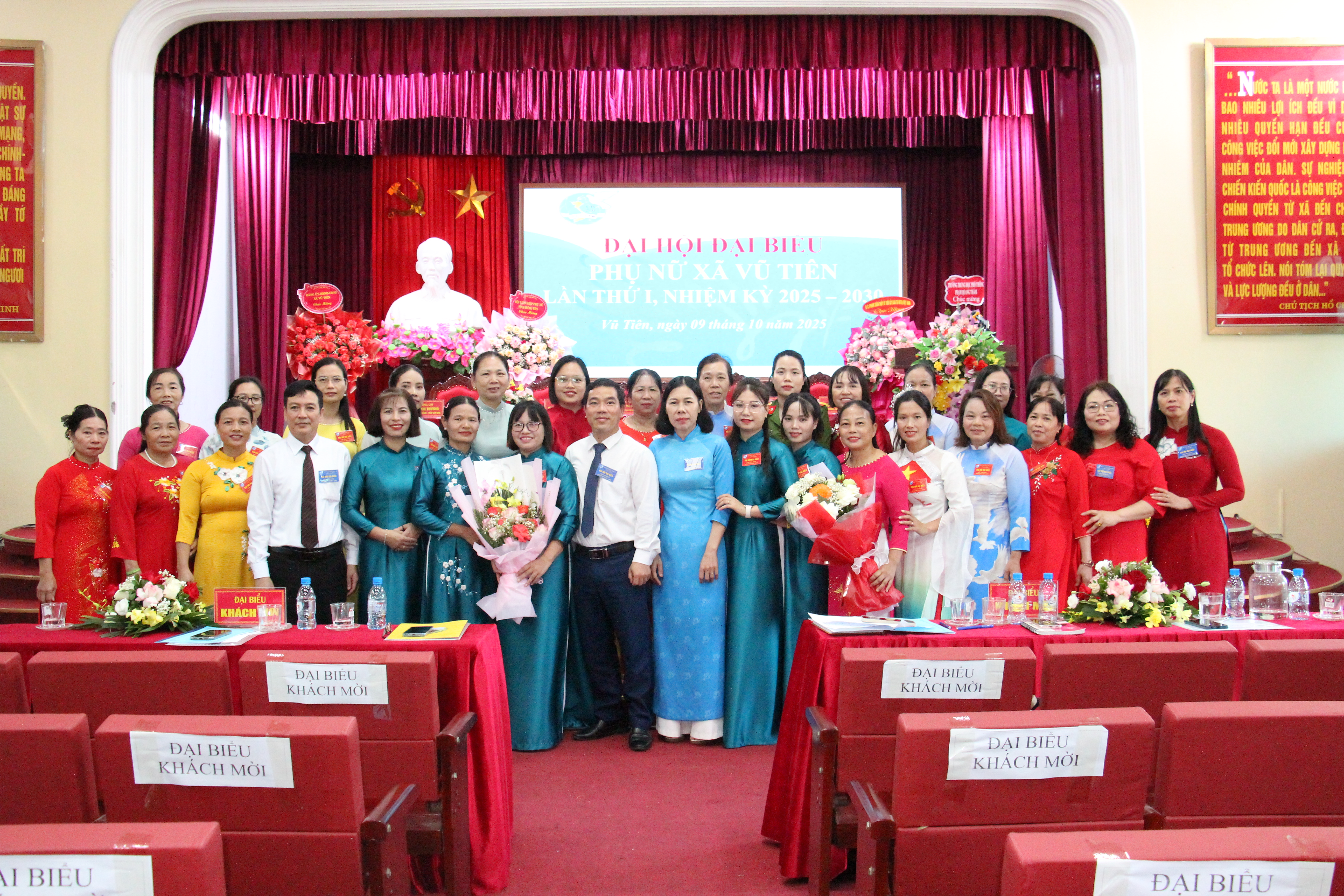 Hội Liên hiệp phụ nữ xã Vũ Tiên tổ chức Đại hội đại biểu lần thứ I, nhiệm kỳ 2025 - 2030