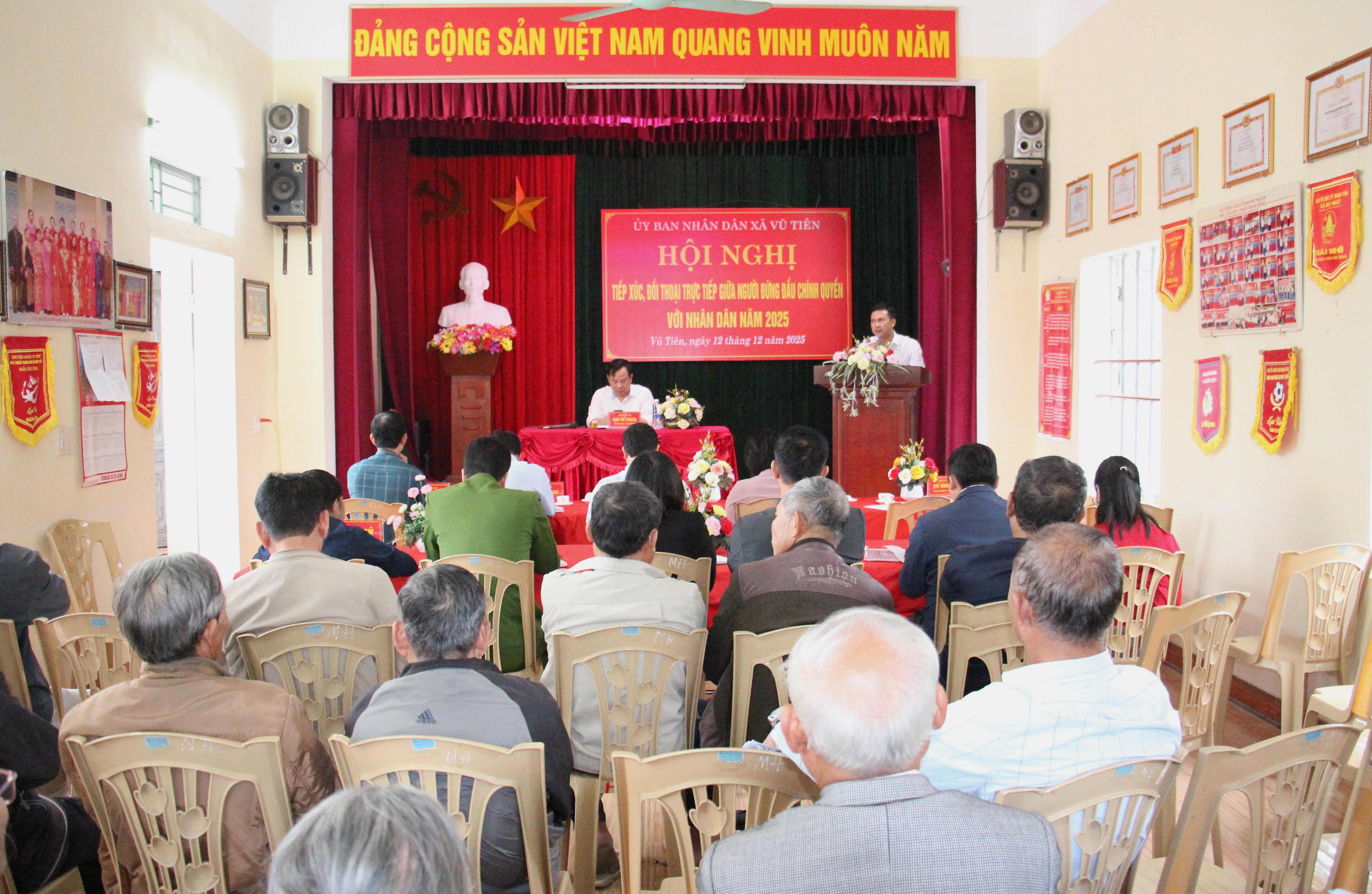 Vũ Tiên tổ chức hội nghị tiếp xúc, đối thoại trực tiếp giữa người đứng đầu chính quyền với nhân dân