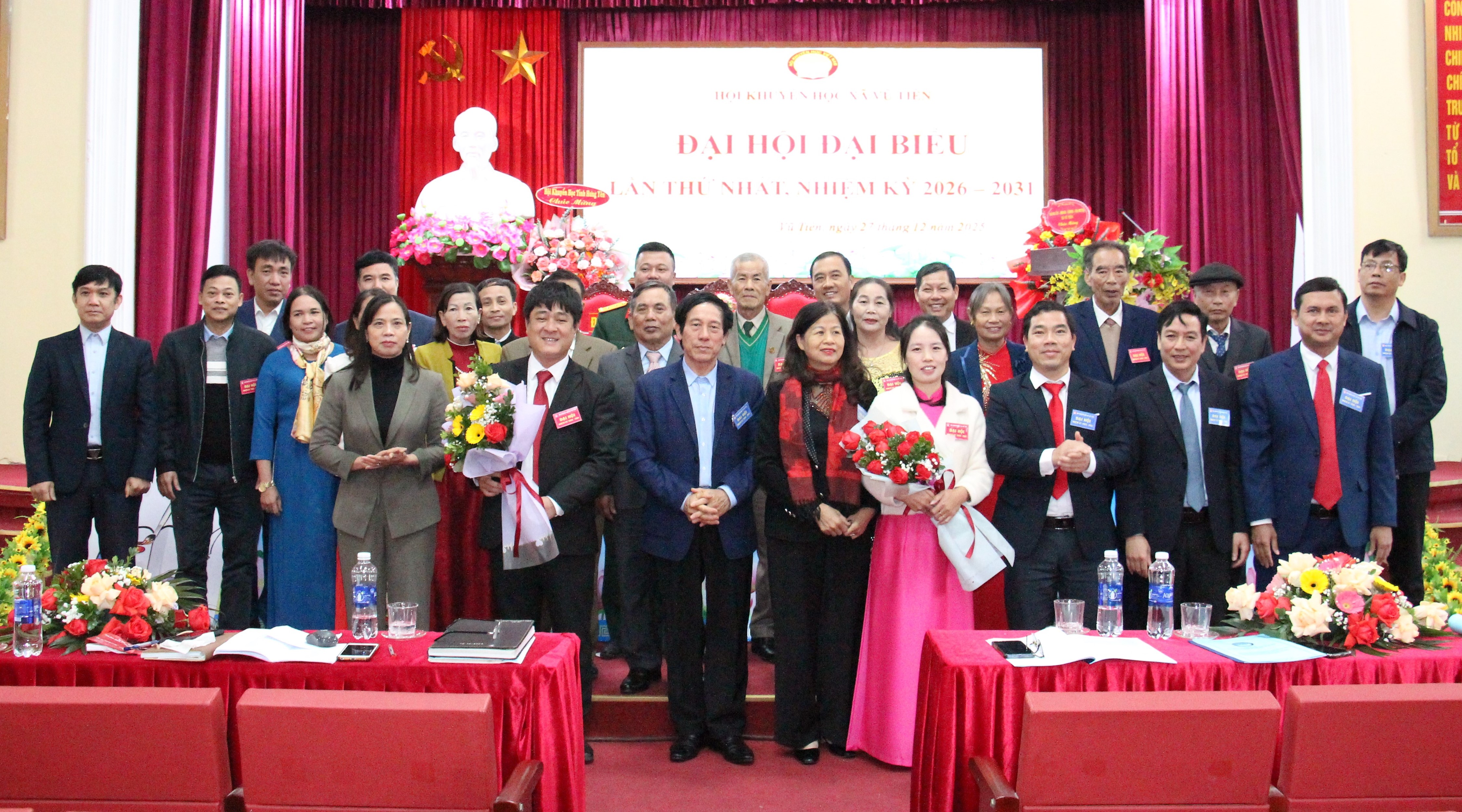 Hội Khuyến học xã Vũ Tiên tổ chức Đại hội đại biểu lần thứ nhất, nhiệm kỳ 2026 – 2031