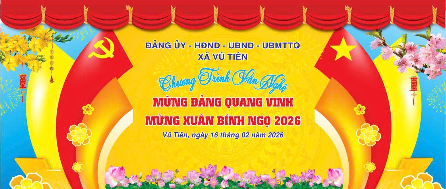 VŨ TIÊN TỔ CHỨC ĐÊM GIAO LƯU VĂN NGHỆ VÀ BẮN PHÁO HOA NGHỆ THUẬT MỪNG ĐẢNG - MỪNG XUÂN
