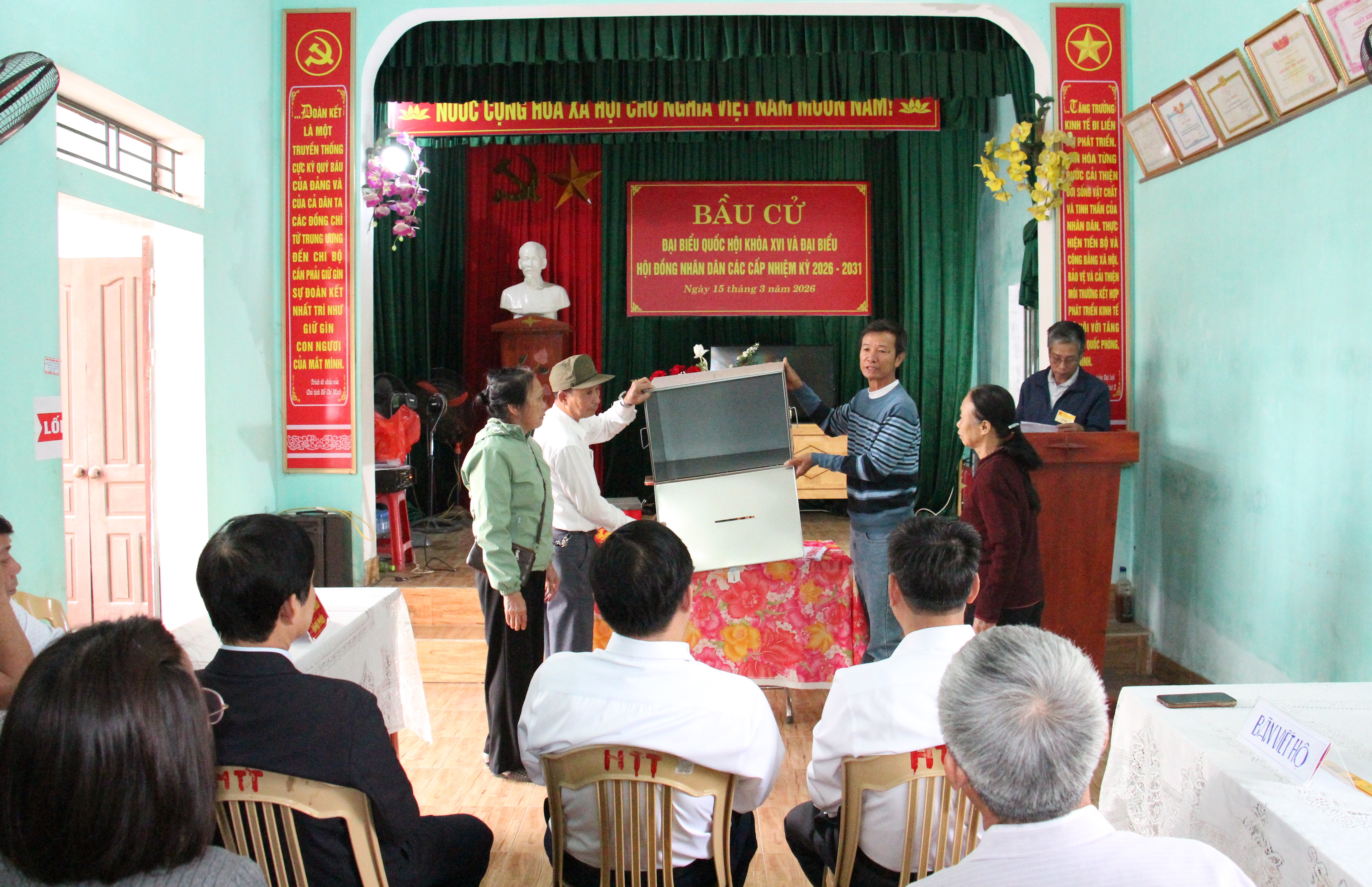 Vũ Tiên vận hành thử nghiệm quy trình bầu cử đại biểu Quốc hội khóa XVI và đại biểu Hội đồng nhân dân các cấp nhiệm kỳ 2026 - 2031
