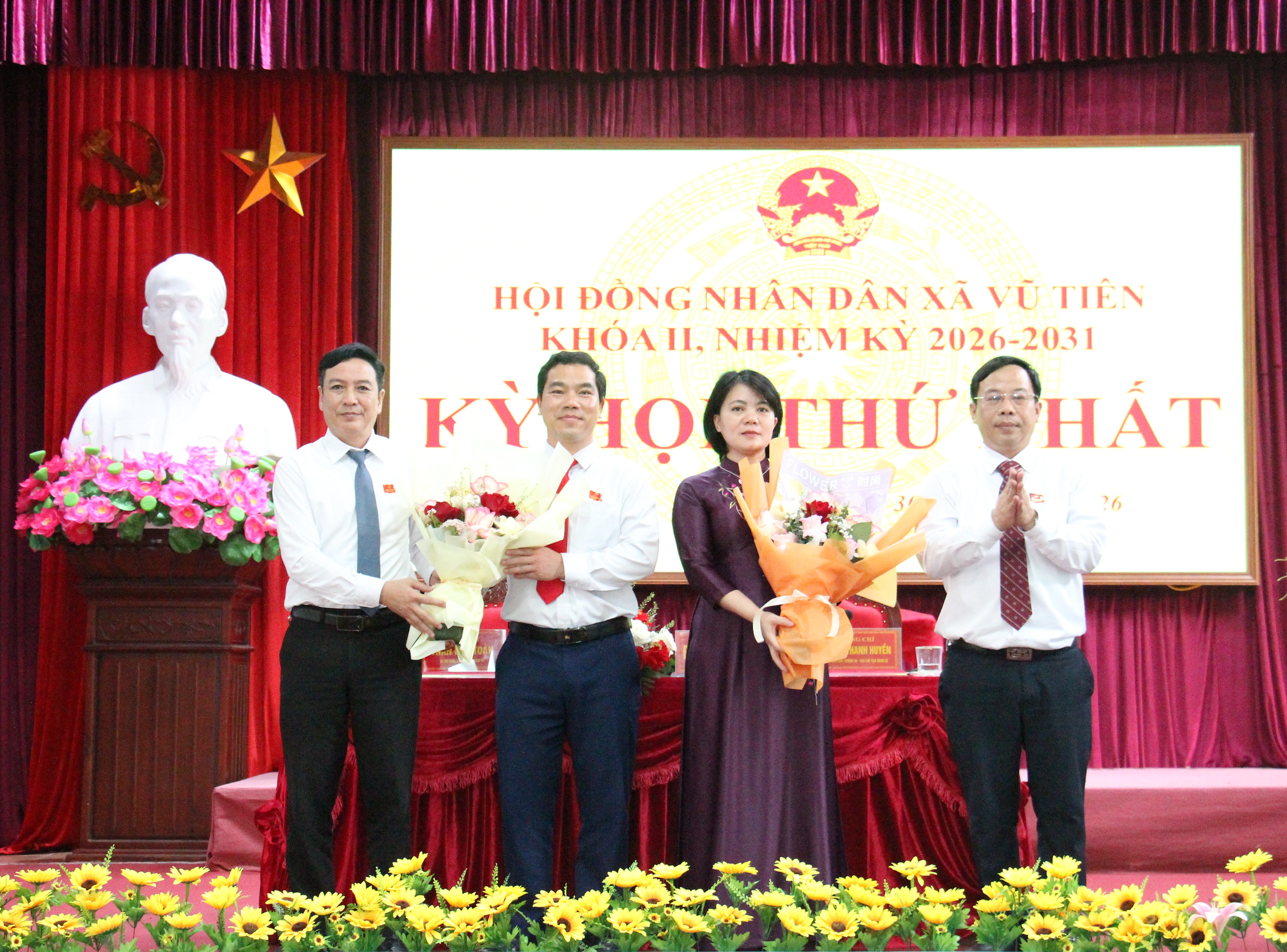 Vũ Tiên tổ chức kỳ họp thứ nhất HĐND xã khóa II, nhiệm kỳ 2026 - 2031