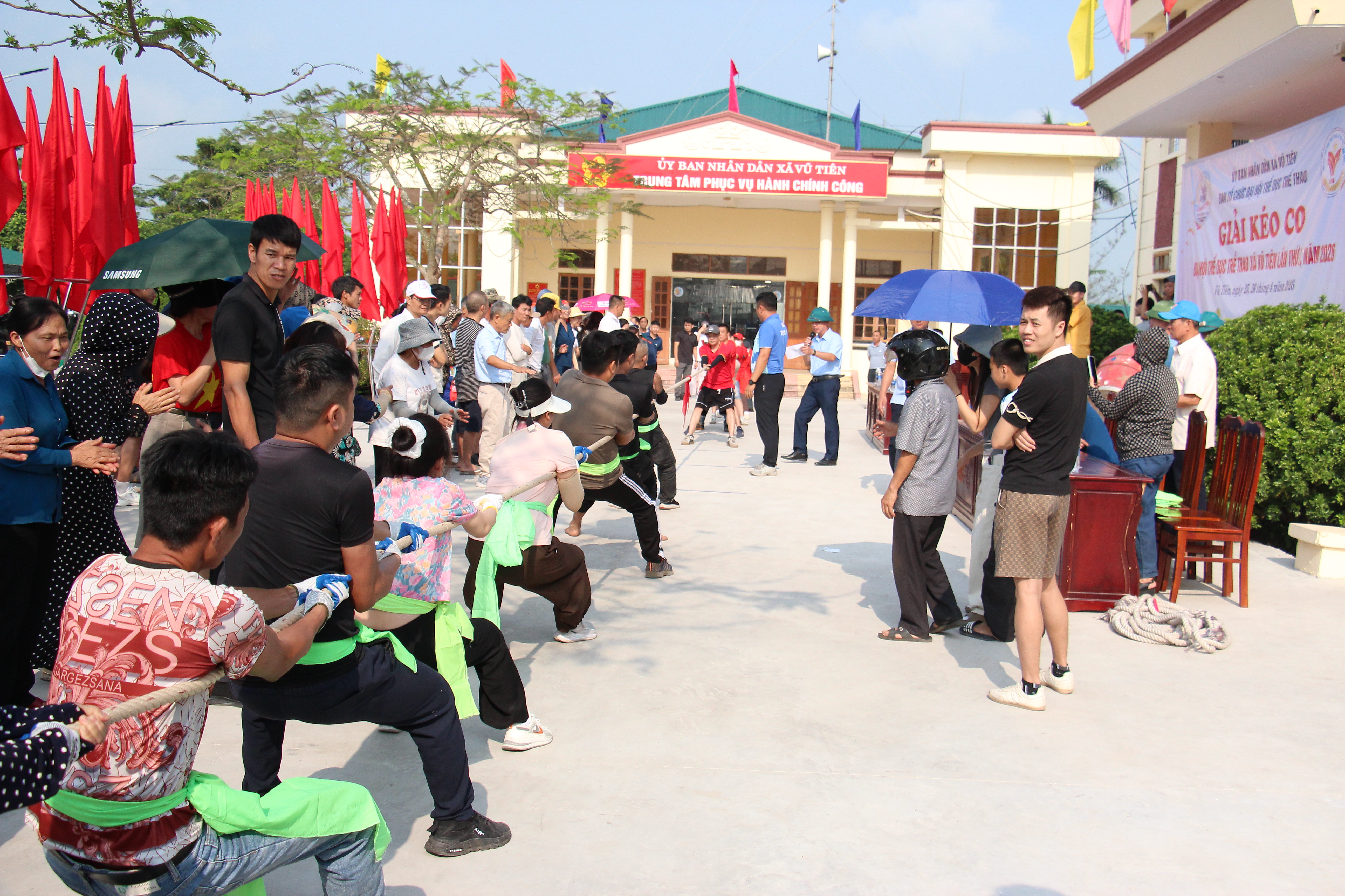Vũ Tiên tổ chức giải Kéo co trong khuôn khổ Đại hội Thể dục thể thao lần thứ I, năm 2026