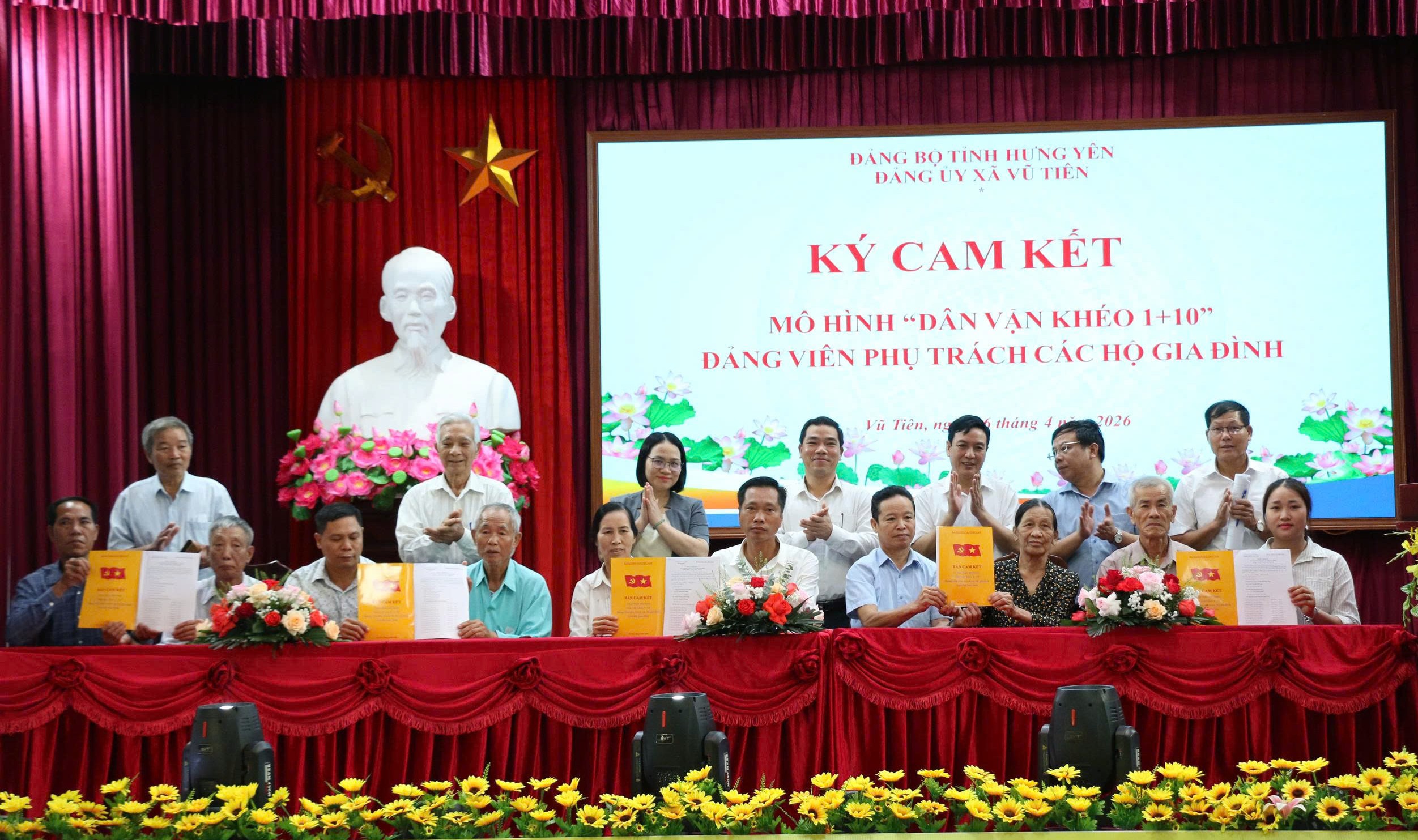 Xã Vũ Tiên Ra mắt mô hình “Dân vận khéo 1+10”; “Chính quyền đồng hành, phục vụ người dân và doanh nghiệp”