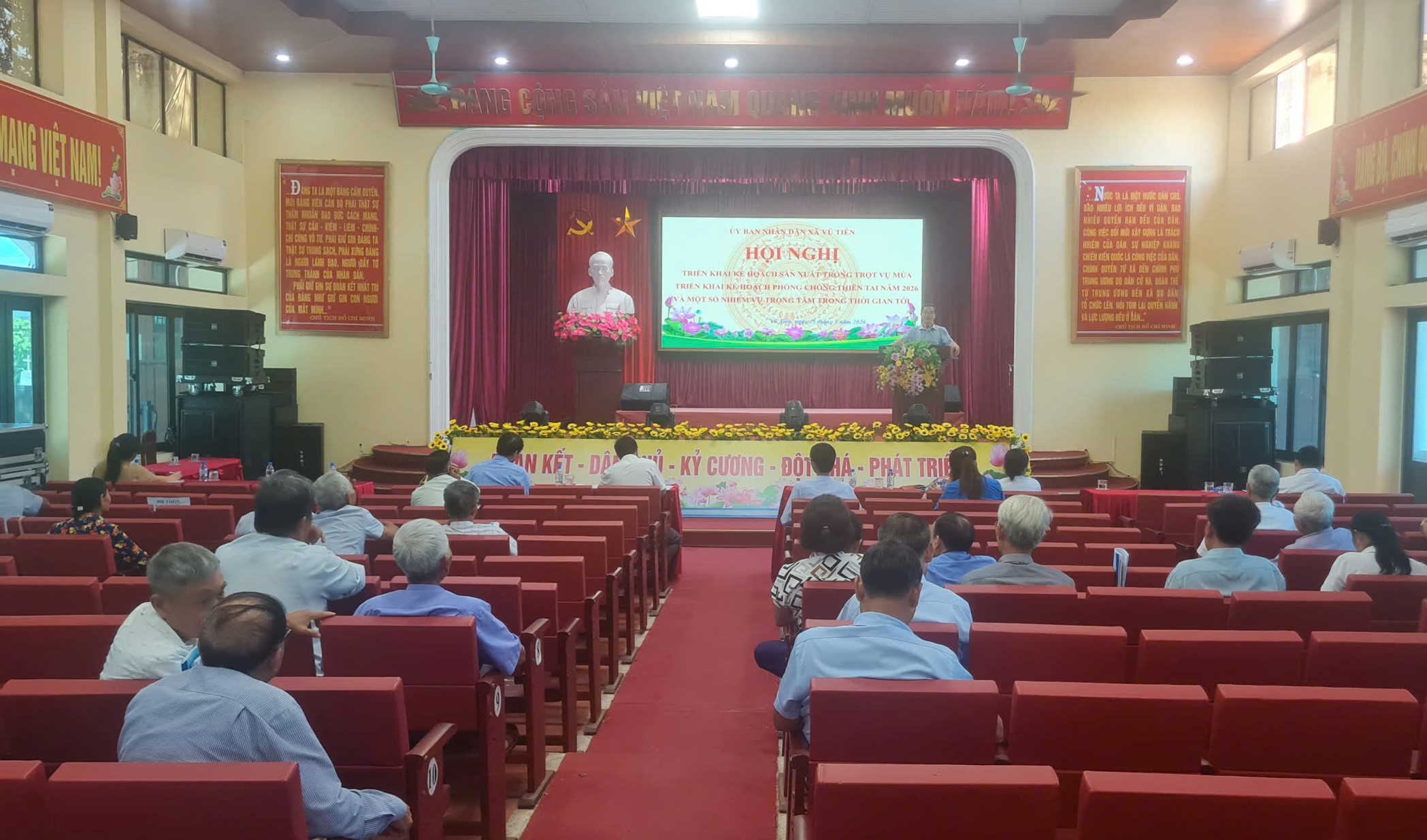 Vũ Tiên triển khai kế hoạch sản xuất vụ mùa, kế hoạch phòng, chống thiên tai năm 2026