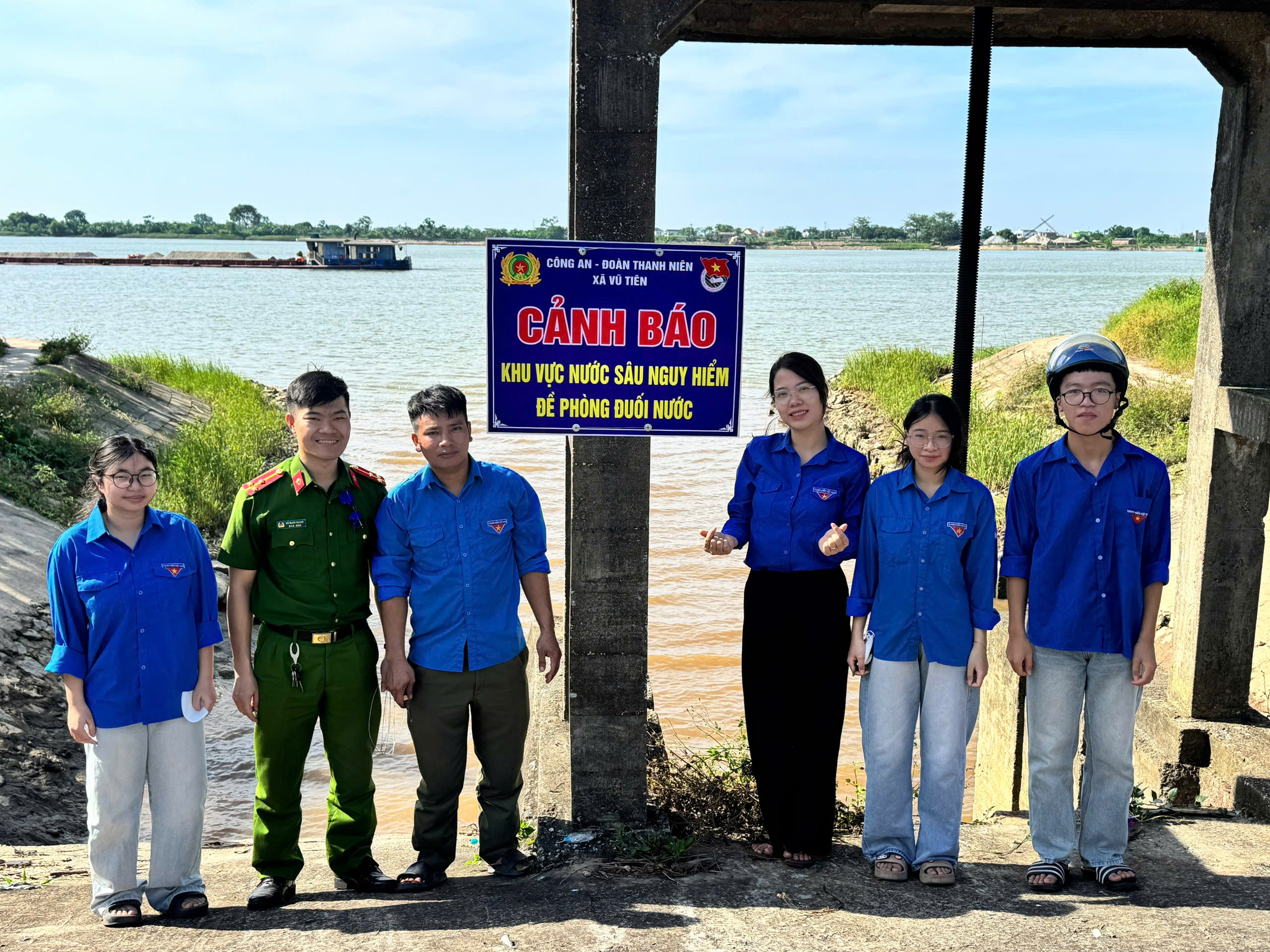 TUỔI TRẺ VŨ TIÊN CHUNG TAY PHÒNG, CHỐNG ĐUỐI NƯỚC CHO THANH THIẾU NHI TRONG DỊP HÈ