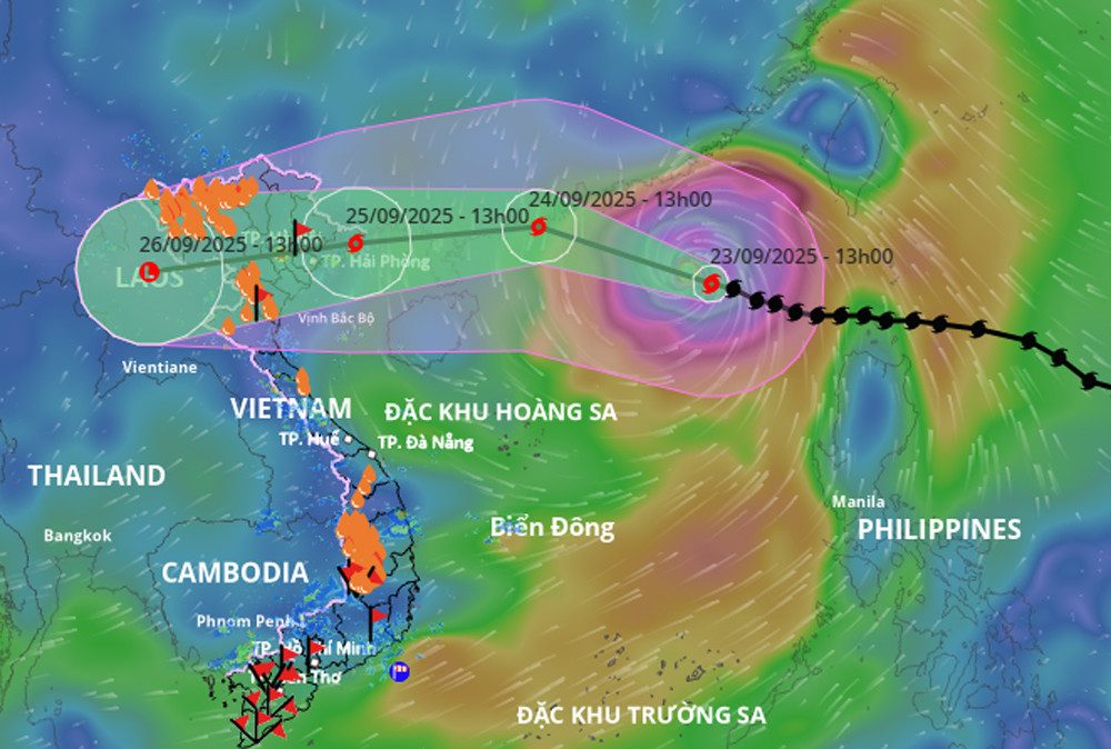 UBND XÃ VŨ TIÊN RA CÔNG ĐIỆN SỐ 170/UBND-VP VỀ VIỆC CHỦ ĐỘNG ỨNG PHÓ VỚI BÃO SỐ 9 RAGASA